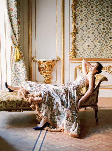 Elegant Marie Antoinette inspired wedding