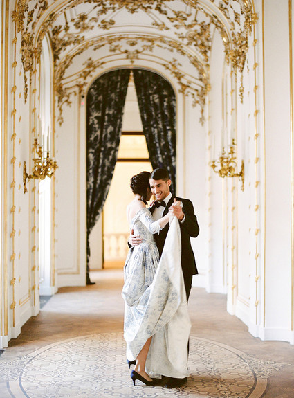 Elegant Marie Antoinette inspired wedding