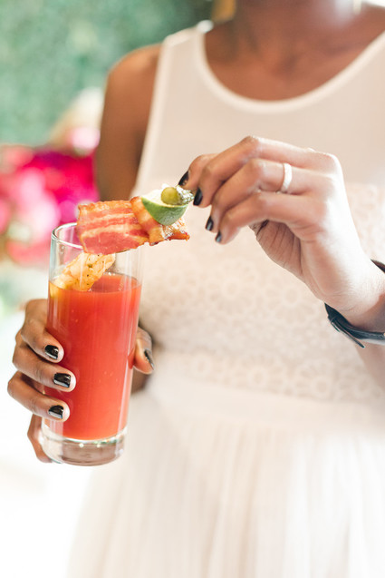 Bloody Mary holiday cocktail bar