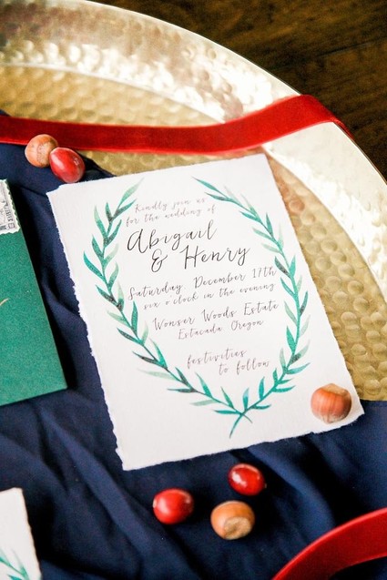 Holiday wedding inspiration