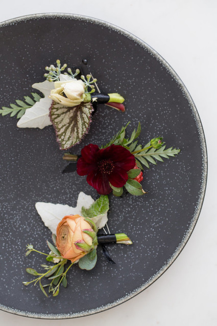 holiday boutonnieres Inspiration
