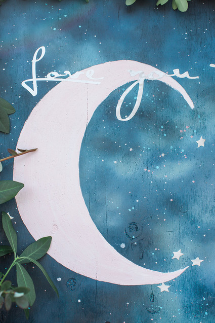 Love you to the Moon baby shower Inspiration