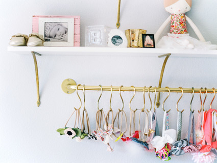 cozy feminine girl's nursery