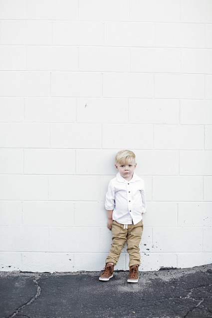 All white family photos