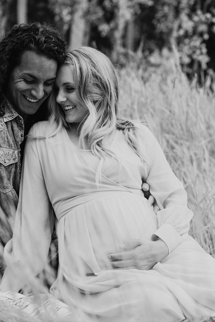 Boho rustic maternity photos