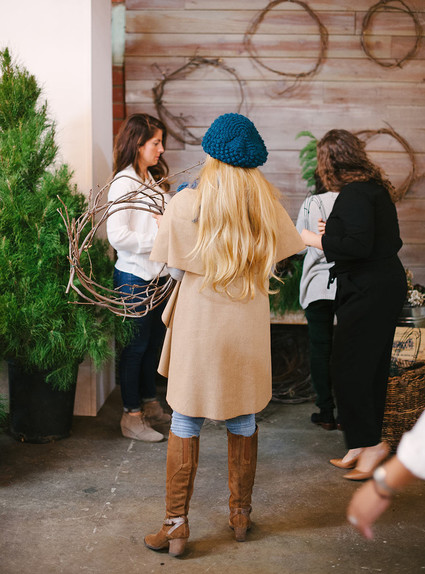 wreath making workshop Inspiration