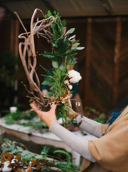 wreath making workshop Inspiration