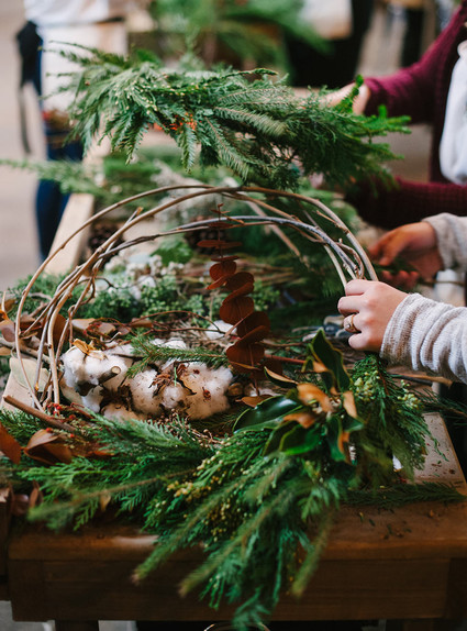 wreath making workshop Inspiration
