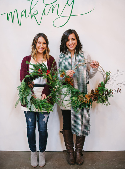 wreath making workshop Inspiration