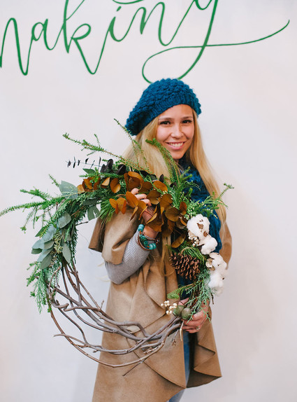 wreath making workshop Inspiration