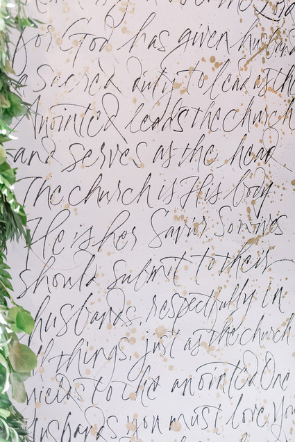 Calligraphy scroll