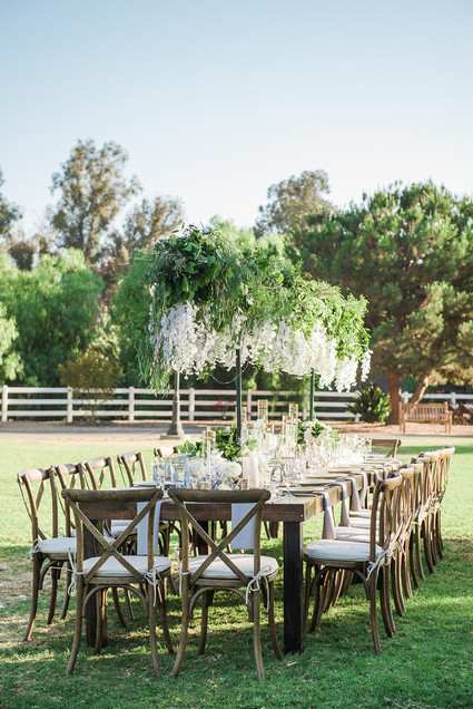 Green, white, and gold wedding ideas