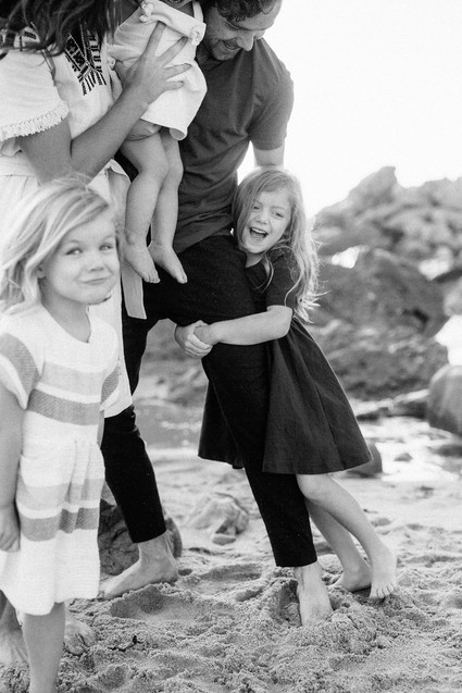 Beach family photos by Nicki Sebastian