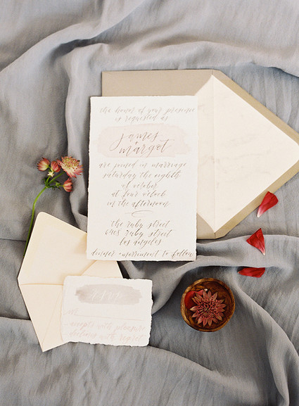 Custom wedding invitations