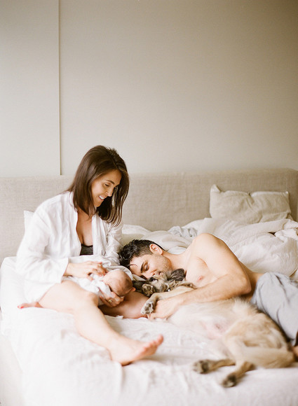 Natural light newborn photos in Vancouver
