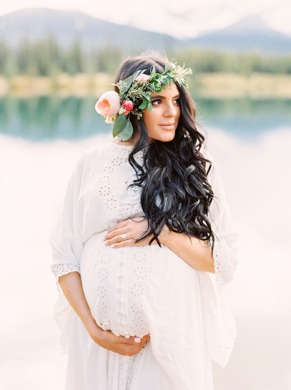 Calgary Mountain maternity photos