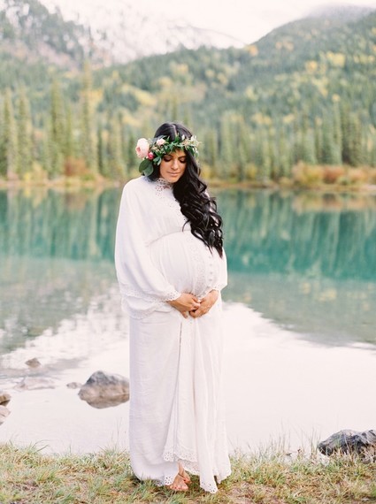 Calgary Mountain maternity photos