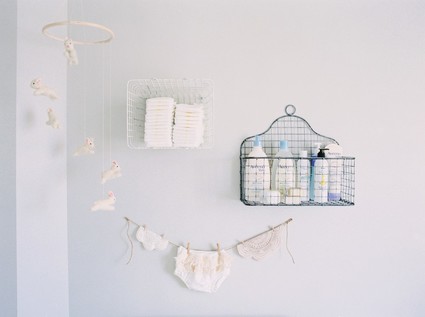 Floral shabby chic vintage nursery
