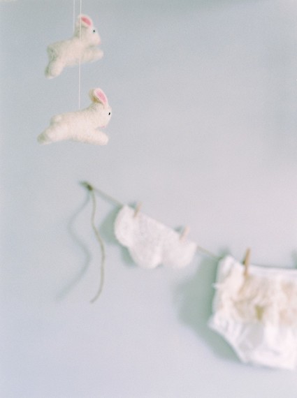 Floral shabby chic vintage nursery