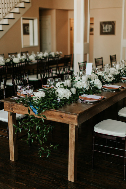 Modern garden inspired wedding