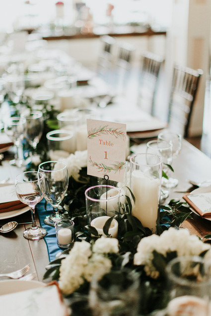 Modern garden inspired wedding