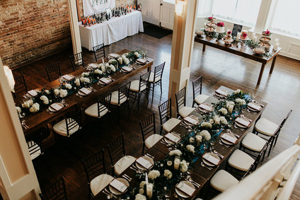 Modern garden inspired wedding