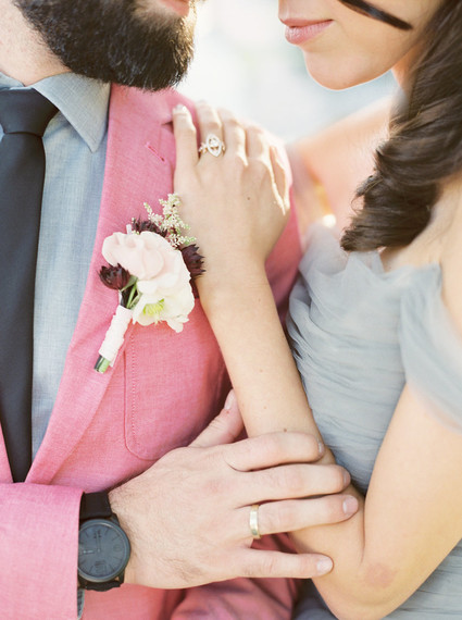 Pink and grey wedding inspiration