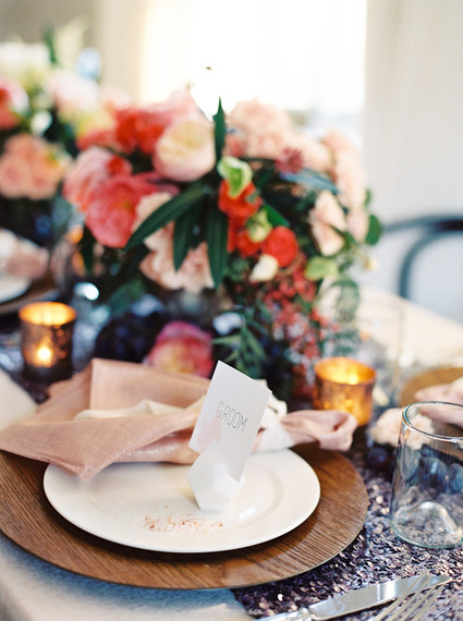 Pink and grey wedding inspiration