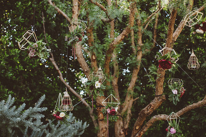 Modern wedding decor