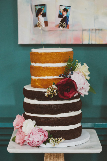 Naked wedding cake Inspiration