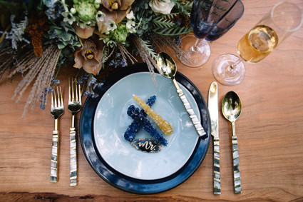 Bohemian geode wedding inspiration