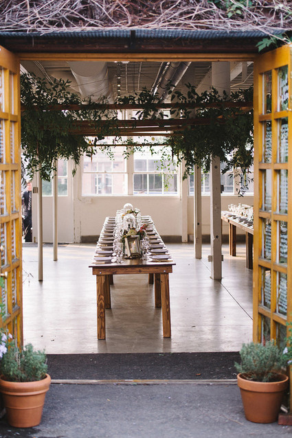 Garden inspired wedding