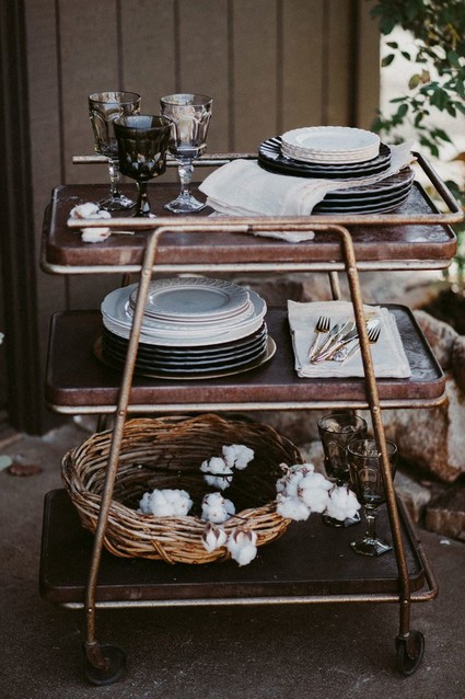 Rustic feminine baby shower