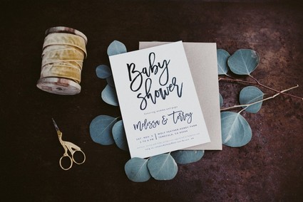 Rustic feminine baby shower