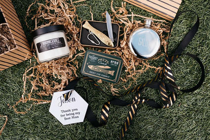 Groom wedding favors