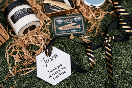 Groom wedding favors