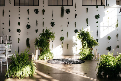 Urban jungle wedding