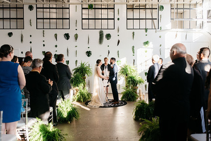Urban jungle wedding