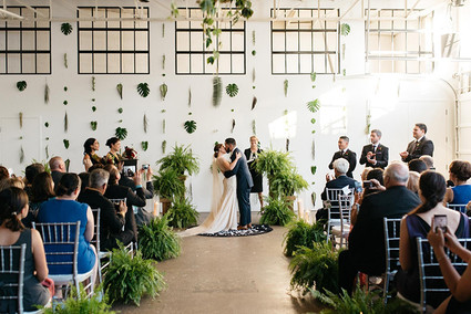 Urban jungle wedding