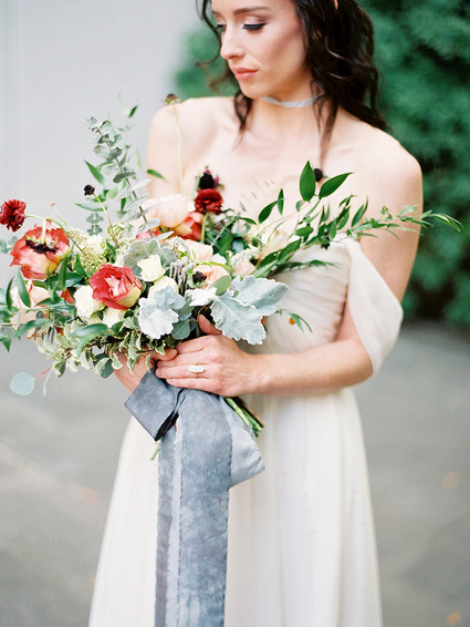 Fall bridal bouquet