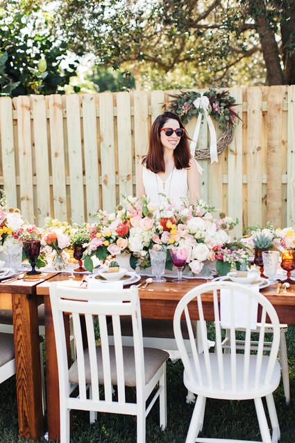 Backyard bridal shower