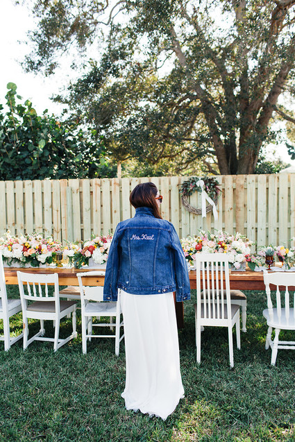 Backyard bridal shower