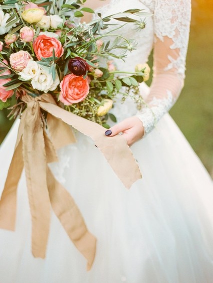 Fall bridal bouquet