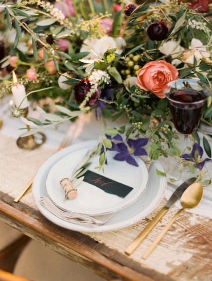 Vineyard wedding