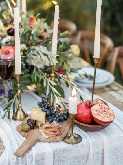 Cheese and meat platter
