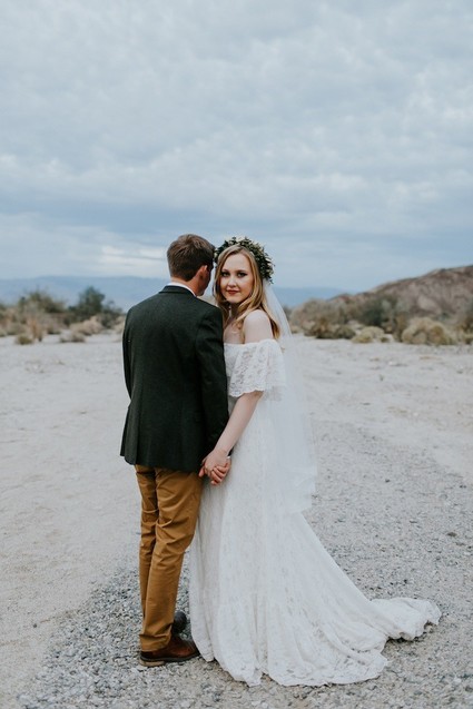 DIY desert wedding