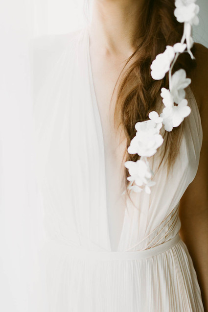 Modern wedding dress