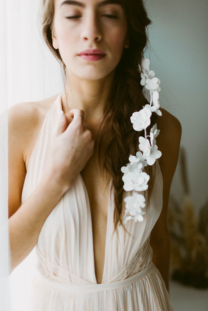 Modern wedding dress