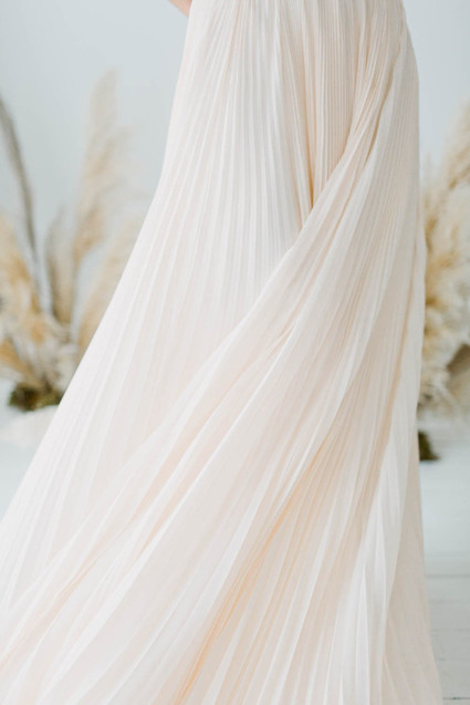 Modern wedding dress