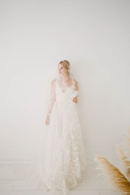 Modern wedding dress